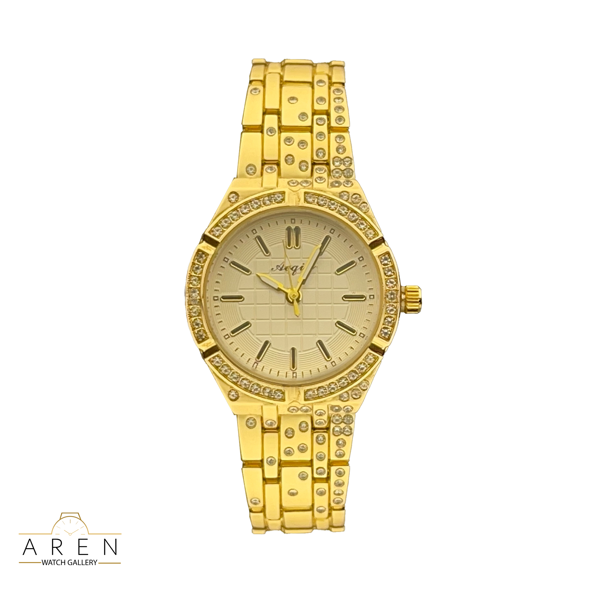 ساعت مچی زنانه Aogili نگین دار کلاسیک